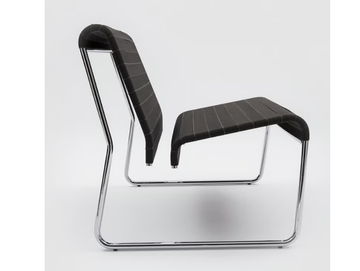 FARALLON - Sled base polypropylene and chromed metal easy chair by Danese Milano - view 3